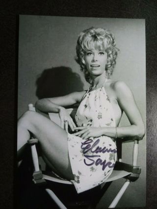 Elaine Joyce Authentic Hand Signed Autograph 4x6 Photo - Sexy Actress