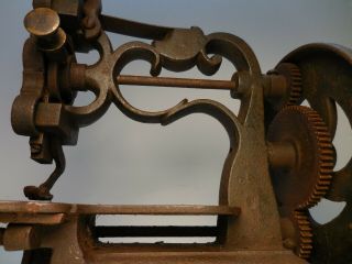 Small Antique / Vintage England Style Sewing Machine,  Old Toy / Tool