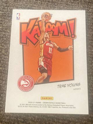 Trae Young 2020 crown royale kaboom 2