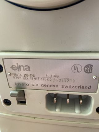 Elna SU 64C Sewing Machine W Pedal and 3 manuals 3