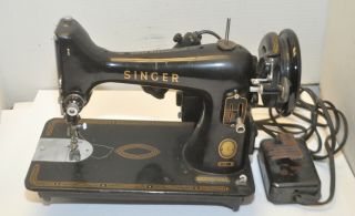 Vintage 1956 Industrial Strength Heavy Duty Singer Sewing Machine - Model 99