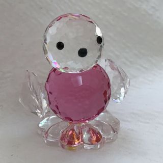 Crystal Baby Chick / Bird With Pink Crystal