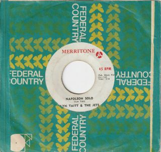 Rocksteady 45 Merritone Label 1967 Lynn Taitt & The Jets " Napoleon Solo "