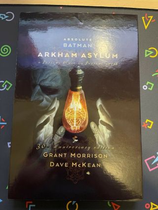 Absolute Batman Arkham Asylum Hc Morrison & Mckean 30th Anniversary