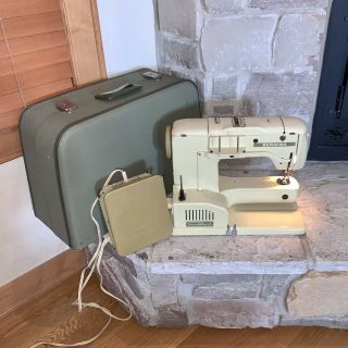 1969 Bernina Record 730 Sewing Machine,  Case & 2 Keys Made In Switzerland