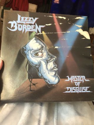 Lizzy Borden ‎– Master Of Disguise Vinyl Lp 1989 Enigma/metal Blade 7 73413 - 1