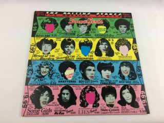 The Rolling Stones - Some Girls 1978 Lp Vinyl Record -,