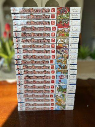 The Seven Deadly Sins Manga Vol 1 - 20 Set,  English Rare -