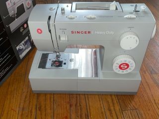 Barely Grey Singer 44s Heavy Duty Industrial Sewing Machine