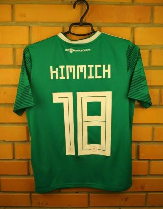 Kimmich Germany Jersey 2018 2019 Away Youth 13 - 14 Shirt Br3146 Soccer Adidas