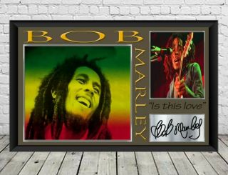 Bob Marley Signed Photo Print Poster Autographed Memorabilia