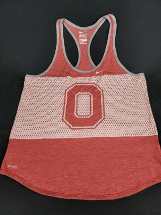Nike Womens Red Dri - Fit Ohio State Athletic Tank Size Xl