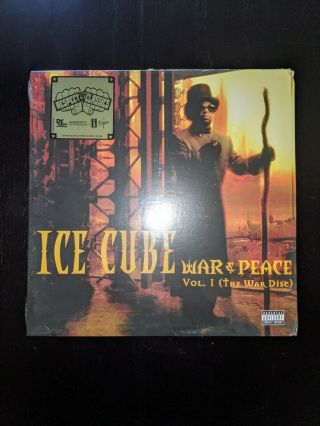 Ice Cube War & Peace Vol.  1 The War Disc Vinyl 2lp Records