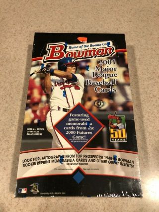2001 Bowman Baseball Hobby Box,  Factory,  Pujols? Ichiro?