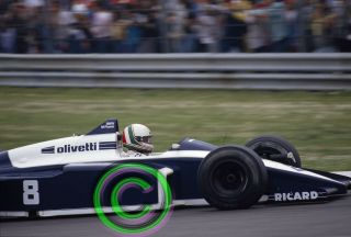 2 35mm Slides Patrese/de Cesaris - Brabaham 1987 San Marino Formula 1 3