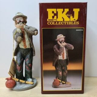 Emmett Kelly Jr.  Clown The Toothache Figurine By Flambro 8.  25 " 9890e