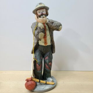 Emmett Kelly Jr.  Clown The Toothache Figurine by Flambro 8.  25 