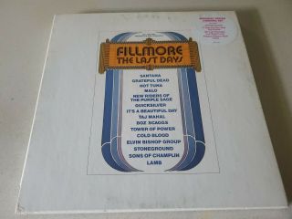 Fillmore The Last Days 3 Lp Box Set W/ 45 Ex Vinyls 1972 Z3x 31390 Grateful Dead