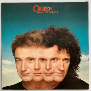 Queen - The Miracle Lp Ex,  Vinyl Rare 1989 Uk 1st Press Album A1/b2