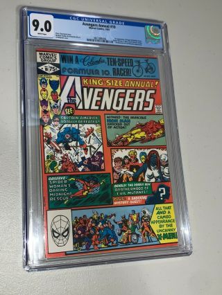 Avengers Annual 10 Cgc 9.  0 1st Appearance Rogue