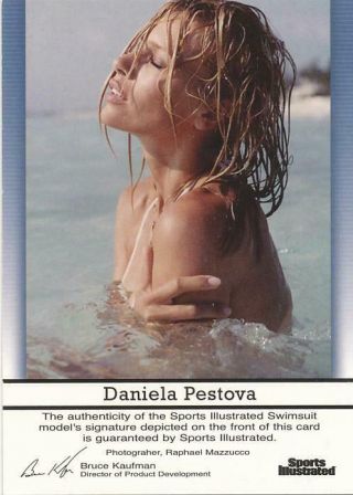 Daniela Pestova - Sports Illustrated Signed Trading Card (Model) 2