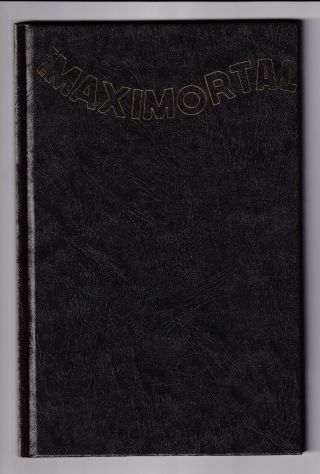 The Maximortal Limited Edition Hardcover Signed And Numbered 11/200 Rick Veitch