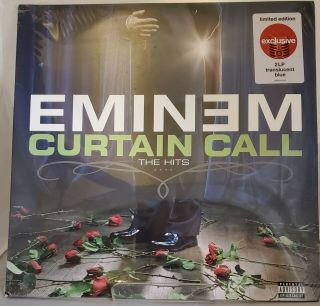 Eminem ‎– Curtain Call Exclusive Limited Edition Transparent Blue Vinyl