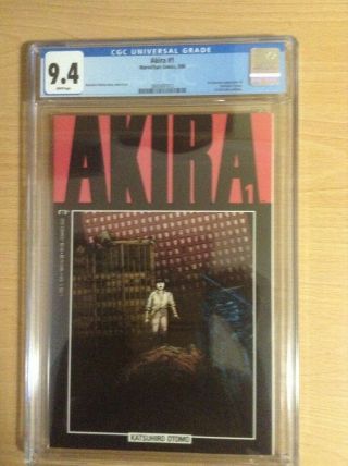 Akira 1 - Cgc 9.  4 - 1st Akira Comic - 1st Kaneda Tetsuo - Not Pressed