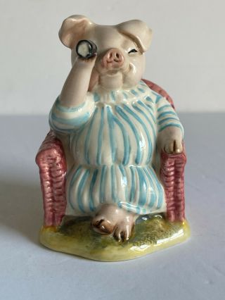 Beswick Beatrix Potter Little Pig Robinson Spying Figurine 3 3/4 " Bp3c
