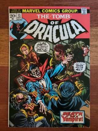 Tomb Of Dracula 13 Origin Of Blade 1973 Marvel Comics Key