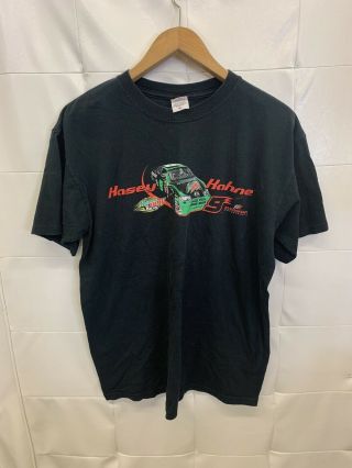 Vintage Kasey Kahne Mountain Dew Racing Shirt Size Large Rare Black