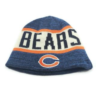 Chicago Bears Nfl Knit Hat Beanie Warm Snow Cap Spellout Blue