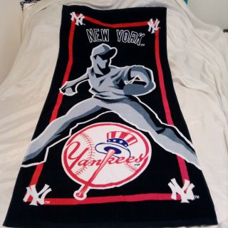 York Yankees Baseball Beach Towel Officially Licensed Size 29 X 59