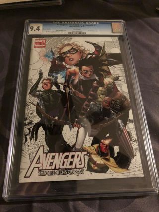 Avengers The Children’s Crusade 1 Partial Sketch Kate Bishop Variant 9.  4 Cgc