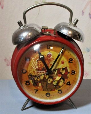 Vintage Chairman Mao Chinese Peoples Republic Patriotic Alarm Clock