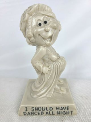 Vintage 1970 Russ Wallace Berrie I Should Have Danced All Night Gift Figurine
