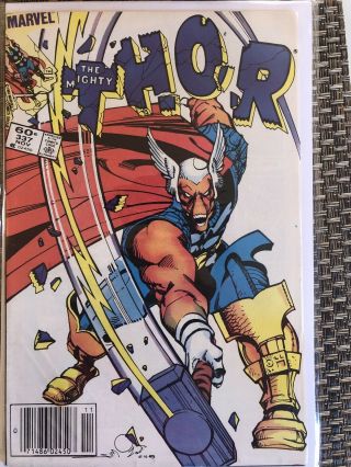 The Mighty Thor 337 First Appeared Of Beta Ray Bill Key Issue