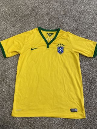 Brazil Brasil Soccer Jersey Youth Xl