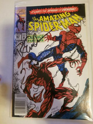 Spider - Man : Carnage Part One 361 Signed By Artist