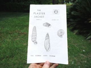 1974 Plaster Jacket Florida State Museum Publication Fossils Paleontology Book @