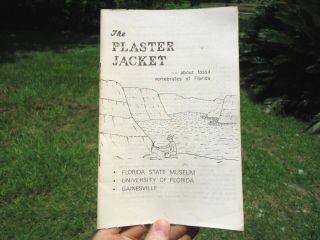 1970 Plaster Jacket Florida State Museum Publication Fossils Paleontology Book @
