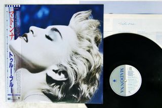 Madonna True Blue Sire P - 13310 Japan Obi Promo Poster Vinyl Lp