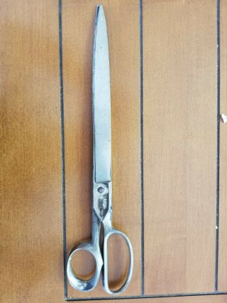 Vintage Large 12 " Steel King Scissors Rare