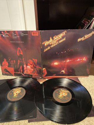 Bob Seger And The Silver Bullet Band Nine Tonight Vinyl 2 Lp Stbk - 12182