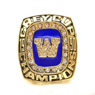 1990 Winnepeg Blue Bombers Grey Cup Championship Ring Nfl