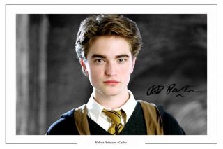 Robert Pattinson Autograph Signed Photo Print Cedric Diggory Harry Potter