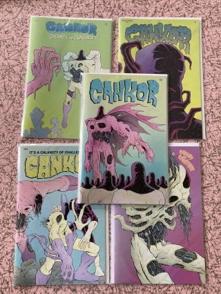 Cankor Complete Comic Set 1 - 4 Plus Extra Issue Matthew Allison Underground Nm