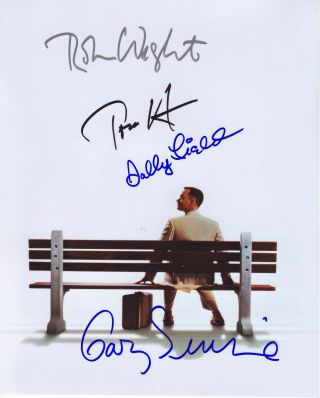 Forrest Gump Cast Autograph Signed Pp Photo Poster