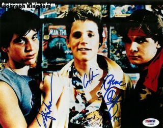 The Lost Boys Cast X 3 Awesome 8 X 10 " Autographed Photo Corey Haim (reprint 2)