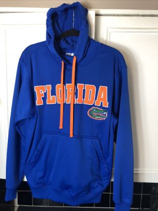 Florida Gators Team Edition Mens Blue & Orange Hoodie Sweatshirt Size M